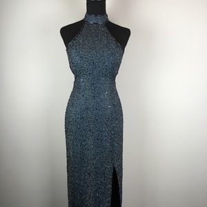 VTG Andretta Donatello beaded evening/prom dress